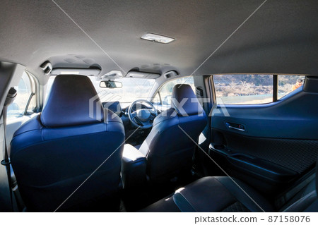 Inside the car with a black and chic interior 87158076
