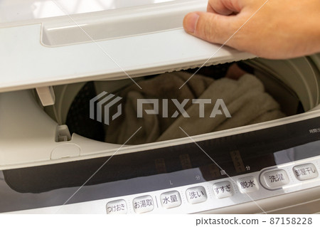 Open the washing machine lid by hand Open the washing machine lid by hand 87158228