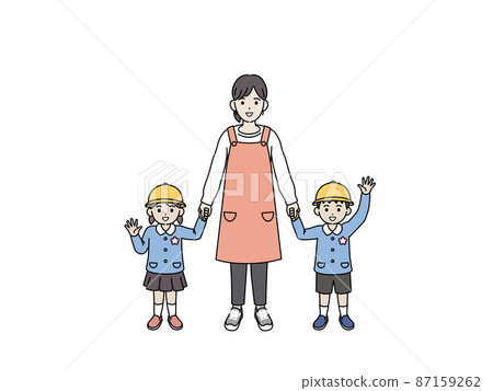 Children and teachers Work Occupation Kindergarten Nursery Children Boys Girls Smiles Whole body Children and teachers Work Occupation Kindergarten Nursery Children Boys Girls Smiles Whole body 87159262