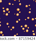 Watercolor polka dot seamless cute kids texture 87159424