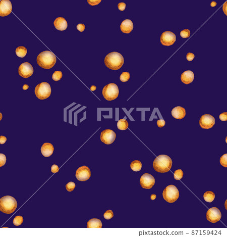 Watercolor polka dot seamless cute kids texture 87159424