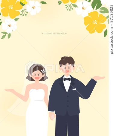 Happy wedding person illustration 03 87159822