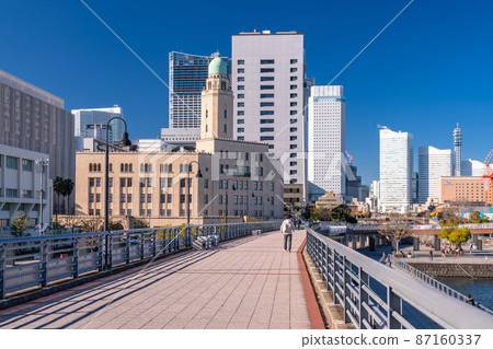 《Kanagawa Prefecture》 Yokohama Port Town Scenery / Elephant Nose Park 《Kanagawa Prefecture》 Yokohama Port Town Scenery / Elephant Nose Park 87160337
