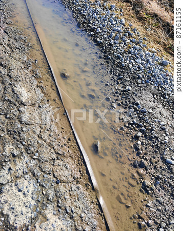 Water that collects in concrete 87161155