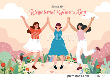 International Women's Day banner International Women's Day banner 87161332