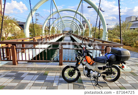 The narrowest strait in the world on Shodoshima Dofuchi Strait 87164725