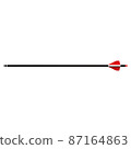 Arrow  archery isolated  87164863