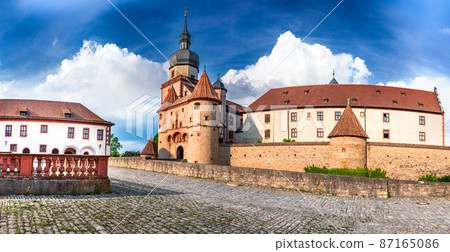 Wurzburg, Germany. Marienberg hilltop city Wurzburg, Germany. Marienberg hilltop city 87165086