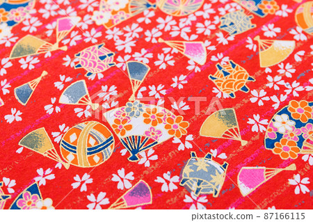 Yuzen Japanese paper up with blur Yuzen Japanese paper up with blur 87166115