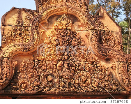 Banteay Srei in Siem Reap, Cambodia. 87167638