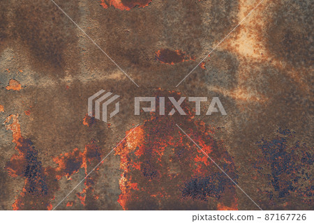 Background material of iron plate with rusting c-2-2 Cool color addition 87167726