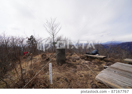 Gyodosan Hiking, Ashikaga City, Tochigi Prefecture, Gyodosan Mountaintop, Kanto Fureai Road, Mountaintop Observatory 87167767
