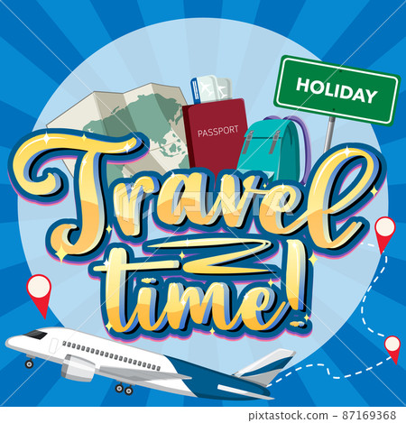 Travel Time typography design 87169368