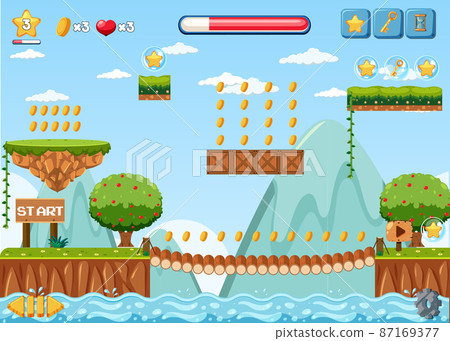 A game template nature scene 87169377