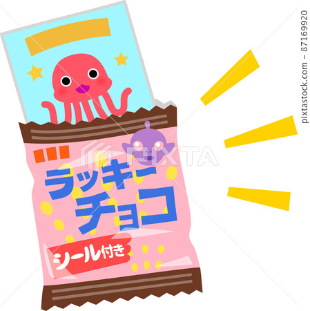 帶貼紙的巧克力糖果 87169920