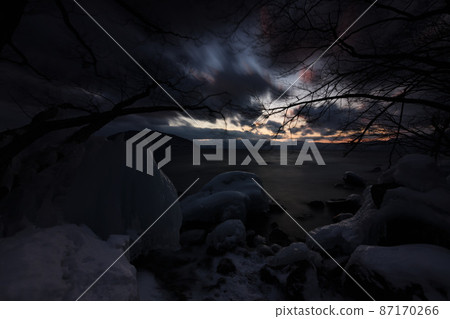 Towada lake at dusk Towada lake at dusk 87170266