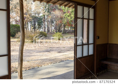 Former Iwasaki Family Suehiro Bettei Garden overlooking the eastern house Former Iwasaki Family Suehiro Bettei Garden overlooking the eastern house 87170324