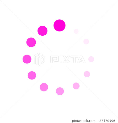 Thinking, loading, saving, and processing icons. "Please wait for a little while" 87170596