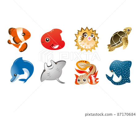 海魚圖標 87170684