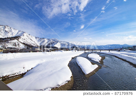 Uono River and Mt. Sakado Uono River and Mt. Sakado 87170976