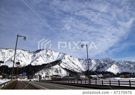 Uono River and Mt. Sakado 87170978