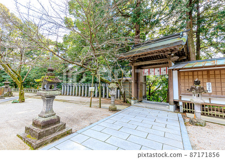 Imari Shrine in winter, Imari City, Saga Prefecture Imari Shrine in winter, Imari City, Saga Prefecture 87171856