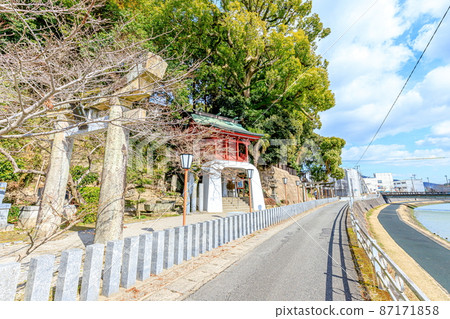 Imari Shrine in winter, Imari City, Saga Prefecture Imari Shrine in winter, Imari City, Saga Prefecture 87171858