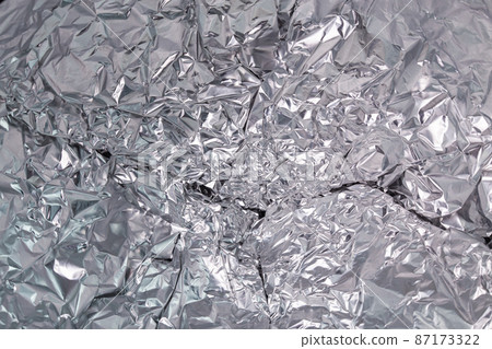 abstract aluminum foil close-up full frame background abstract aluminum foil close-up full frame background 87173322