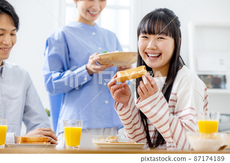 Family breakfast Family breakfast 87174189