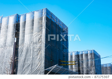 Construction site of collective housing 87175307