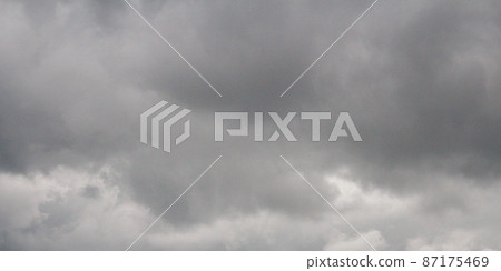 Dark sky and dramatic black cloud before rain. Dark sky and dramatic black cloud before rain. 87175469