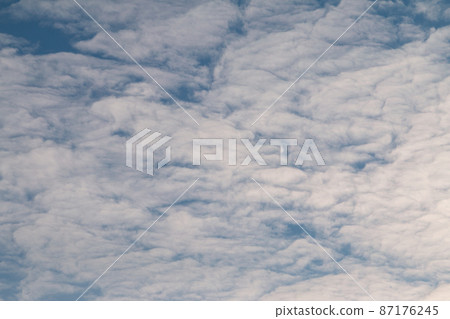 beautiful blue sky with clouds, nature background, film grain noise effect beautiful blue sky with clouds, nature background, film grain noise effect 87176245