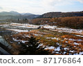 Matsukawa snow scene in winter 87176864