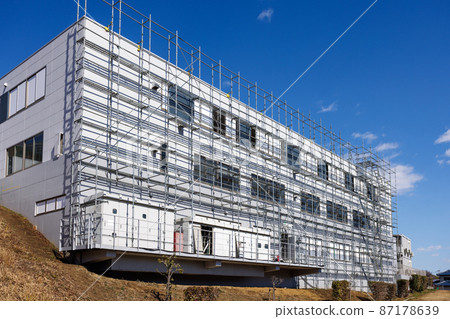 Scaffolding for building exterior wall construction 87178639