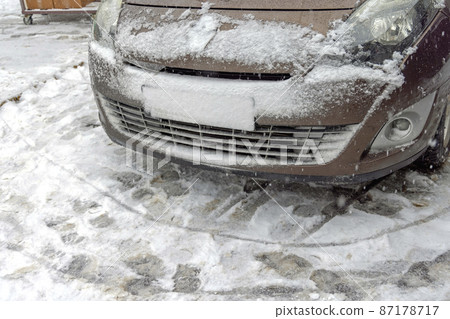 Licence Plate Snow 87178717