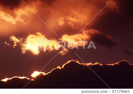 天空暴風雨的黃昏 天空暴風雨的黃昏 87179065