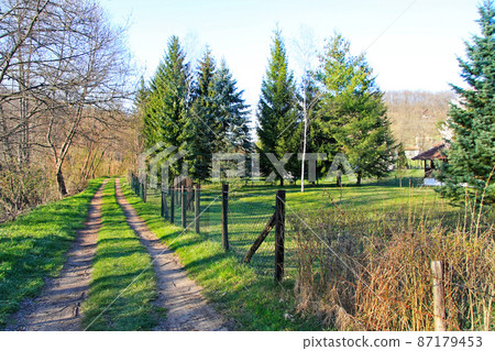 Village scene Village scene 87179453