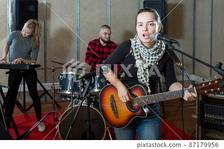 Guitar player and singer with band Guitar player and singer with band 87179956