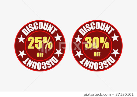 Discount stamp Discount stamp 87180101