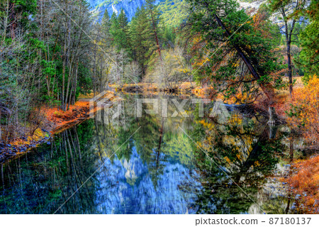 Merced River Yosemite Valley Merced River Yosemite Valley 87180137