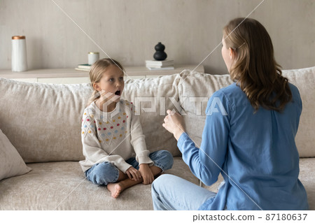 Singing teacher training student girl kid at home Singing teacher training student girl kid at home 87180637