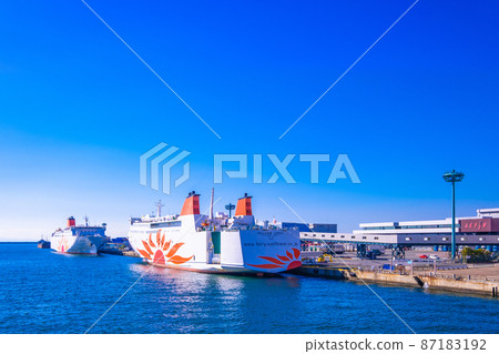 Ferry Terminal in Osaka Nanko Ferry Terminal in Osaka Nanko 87183192