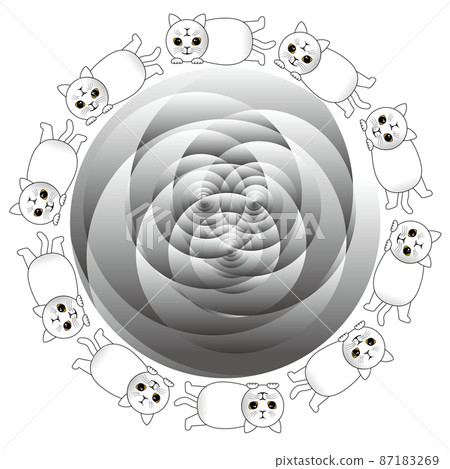 That funny face White cat circle 2 (human being deceived by Nyanko) That funny face White cat circle 2 (human being deceived by Nyanko) 87183269
