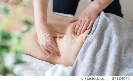 Oil massage esthetic treatment diet 87184073
