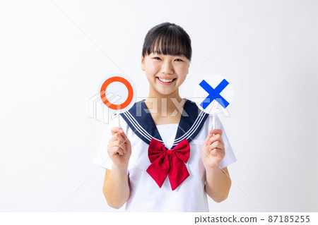 Junior high school female student Junior high school female student 87185255