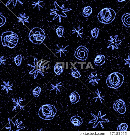 Hand Drawn Snowflakes Christmas Seamless Pattern. Subtle Flying Snow Flakes on chalk snowflakes Background. Admirable chalk handdrawn snow overlay. Delightful holiday season decoration. Hand Drawn Snowflakes Christmas Seamless Pattern. Subtle Flying Snow Flakes on chalk snowflakes Background. Admirable chalk handdrawn snow overlay. Delightful holiday season decoration. 87185955