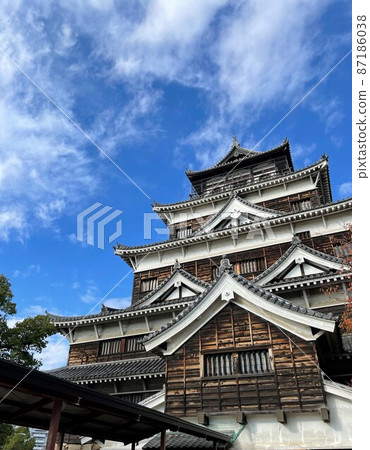 Spring Hiroshima Castle Spring Hiroshima Castle 87186038