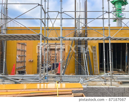 公寓建築工地的形象 87187087