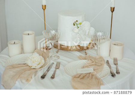 Boho style wedding cake. Wedding sweets. Boho wedding 87188879