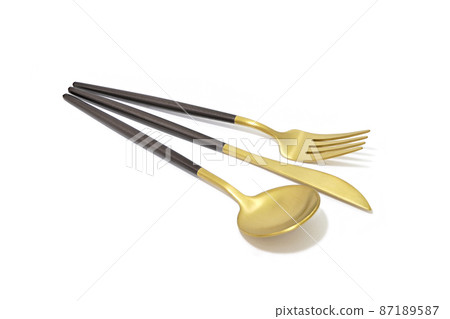 [Spoon, knife, fork] (depth synthesis) 87189587